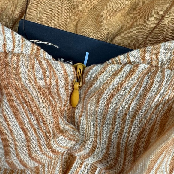 Lulus Downright Darling Striped Tiered Skirt Halter Mini Dress Womens Size L NWT - Picture 13 of 13